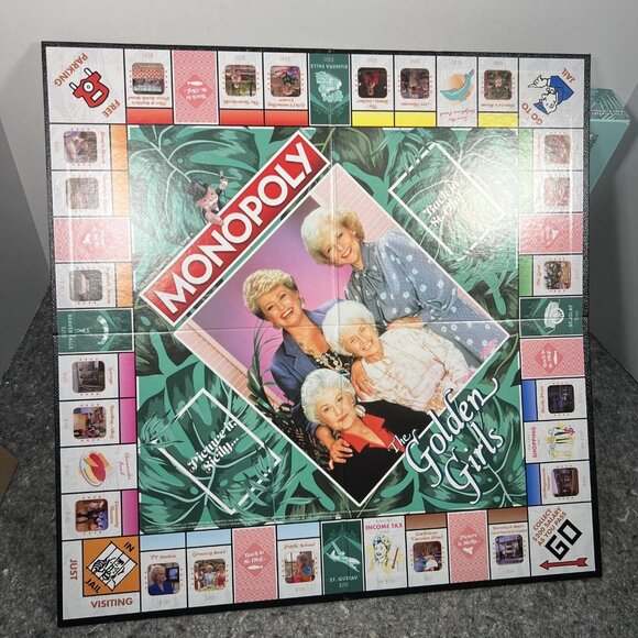 Monopoly The Golden Girls TV Show Board Game USAopoly-Mostly Sealed Parts-READ - Picture 4 of 14